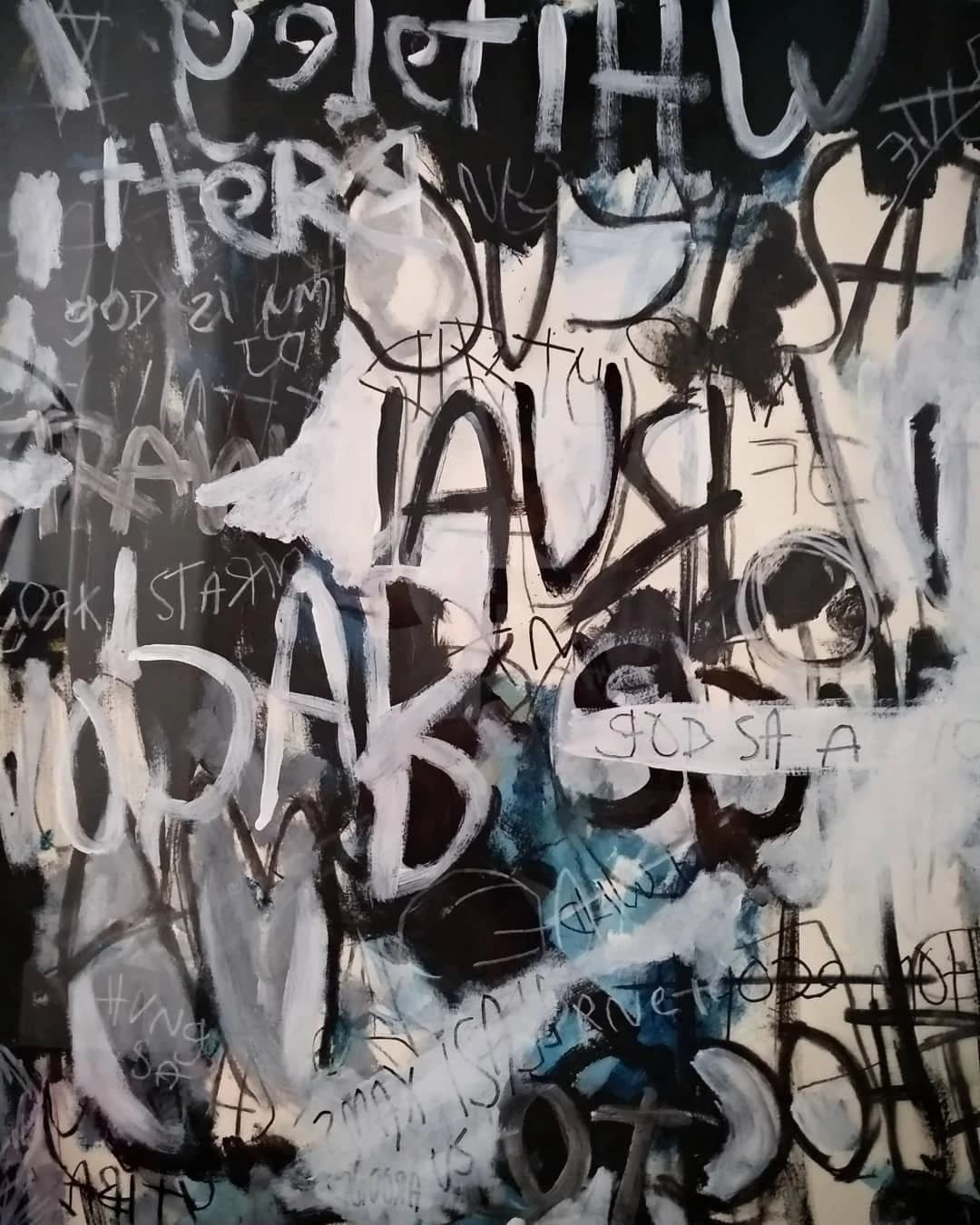 Close-up mark-making